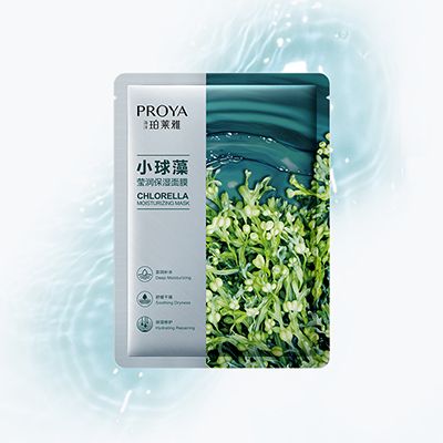 鉴黑担保网小球藻莹润保湿面膜