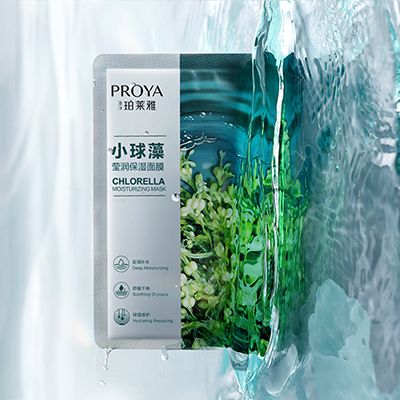鉴黑担保网小球藻莹润保湿面膜